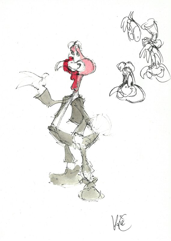 Poule dorée by Krzysztof Kopeć - Sketch
