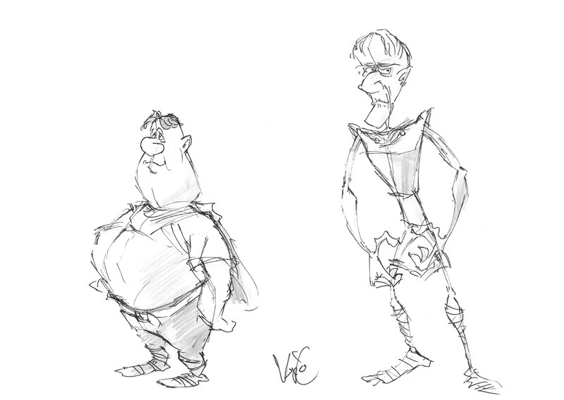 Poule dorée by Krzysztof Kopeć - Sketch