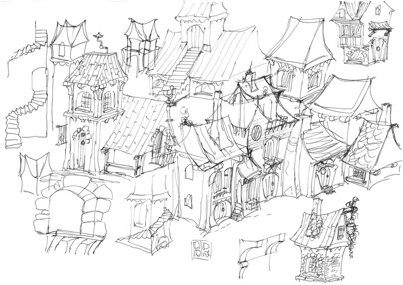 Poule dorée by Krzysztof Kopeć - Sketch