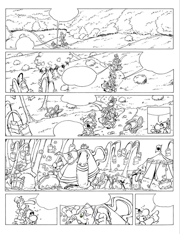 Krzysztof Kopeć, Poule dorée - Darlan et Horwazy - page 12 - Planche originale