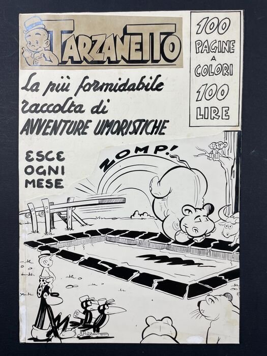 Tarzanetto par Antonio Terenghi - Planche originale