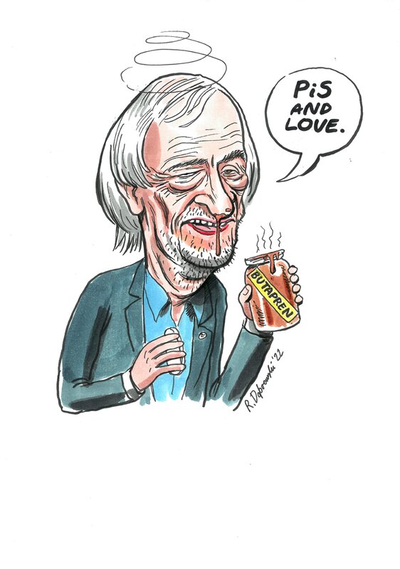 Ryszard Dąbrowski, Terlecki - homme politique polonais du parti PiS - Original Illustration