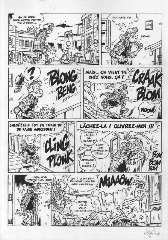 Stédo, Erroc, Boulard (En mode couple - planche 311) - Planche originale