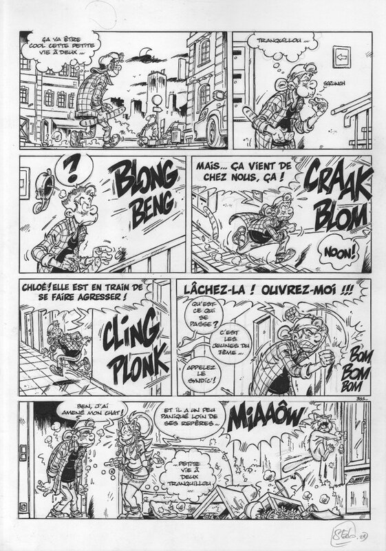 Stédo, Erroc, Boulard (En mode couple - planche 311) - Planche originale