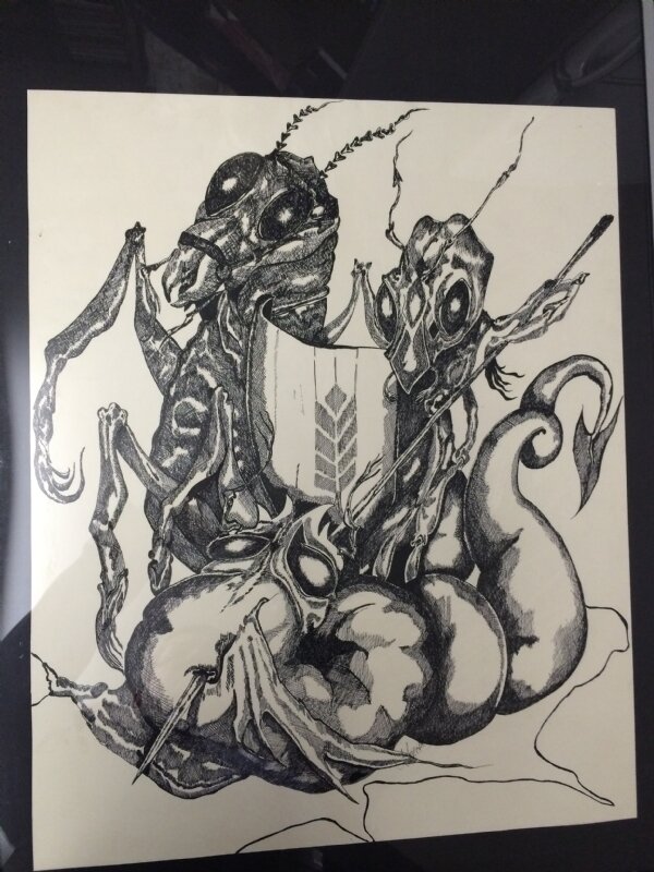 Knight of the Ants - Illustration originale
