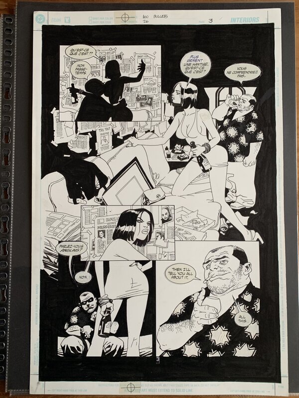 100 Bullets #26 pg3 par Eduardo Risso, Brian Azzarello - Planche originale