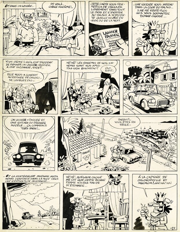 Raymond Macherot, Chlorophylle joue et gagne - Comic Strip