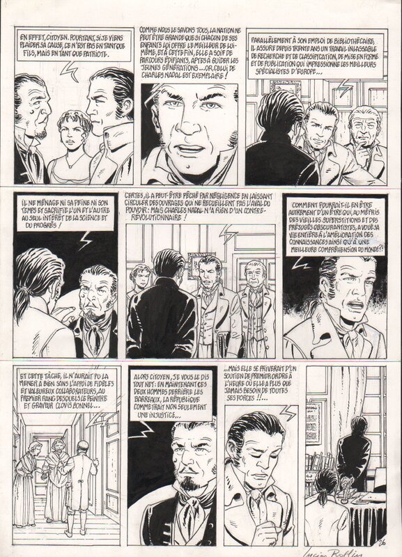 Lucien Rollin, Frank Giroud, Le Décalogue - Les Fleury-Nadal (Ninon - planche 26) - Comic Strip