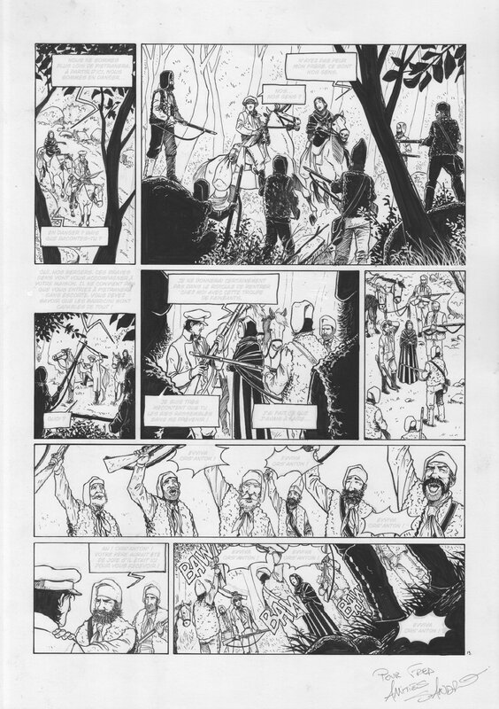 Sandro, Frédéric Bertocchini, Colomba (planche 13) - Comic Strip