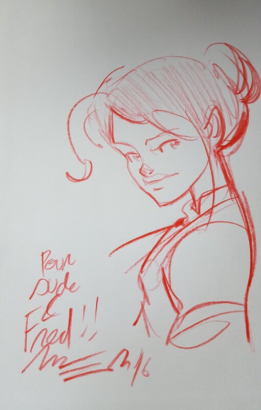 Dédicace de Munuera dans 