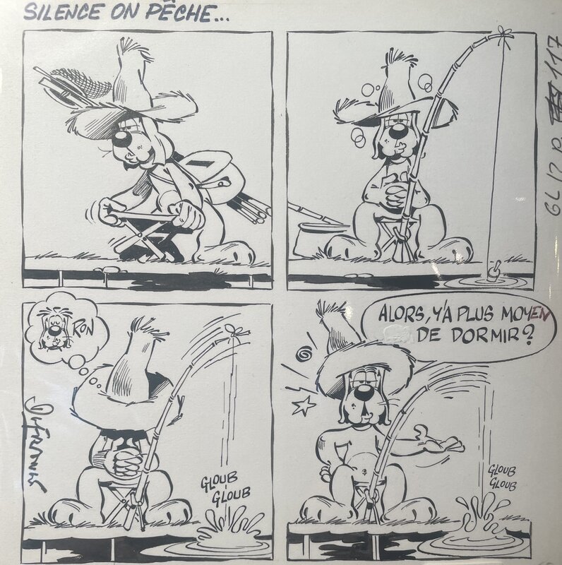 En vente - Gai Luron par Henri Dufranne, Gotlib - Planche originale