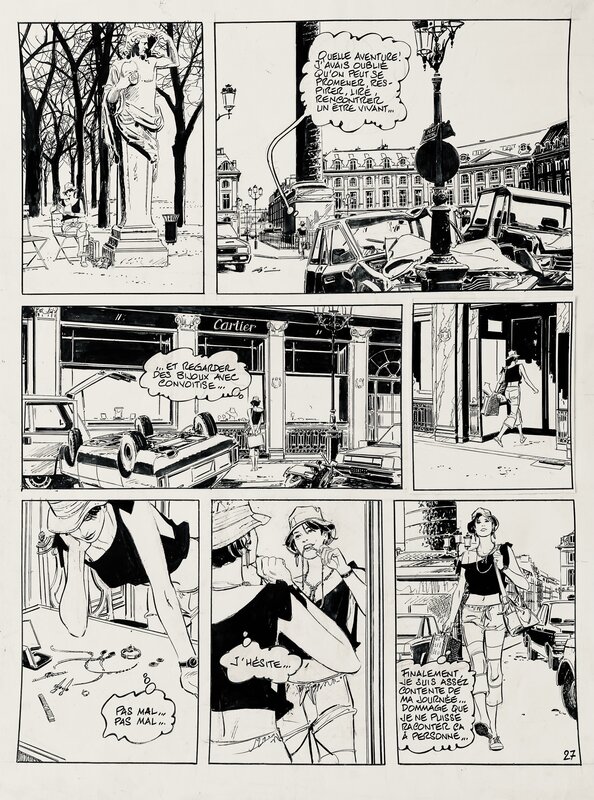Paul Gillon, La Survivante #1 - Comic Strip