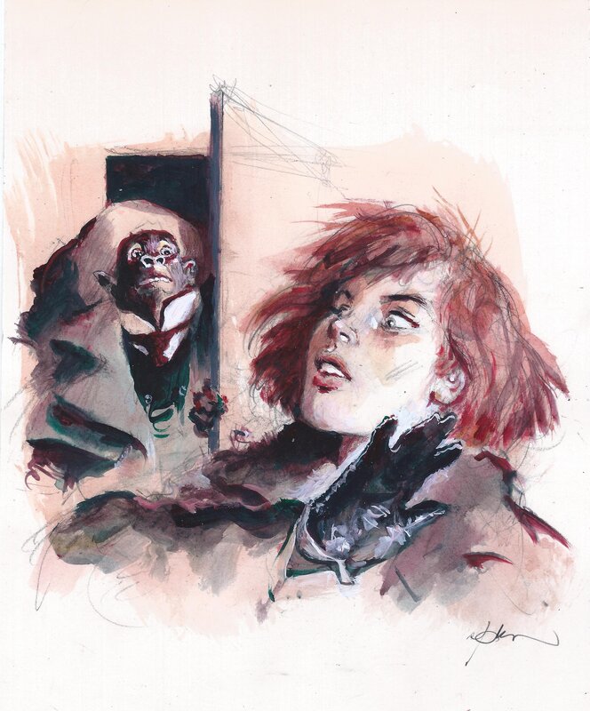Edmund Bell par René Follet - Illustration originale