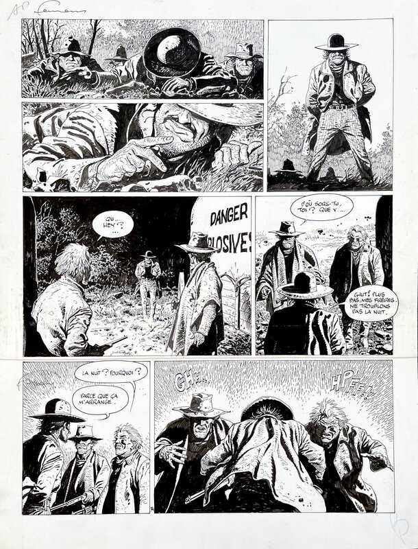 Hermann, Comanche T.8 - Les Shériffs - Planche 34 - Planche originale