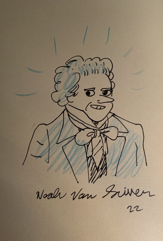 Van Sciver Noah - Joseph Smith and the Mormons - sketch - Dédicace