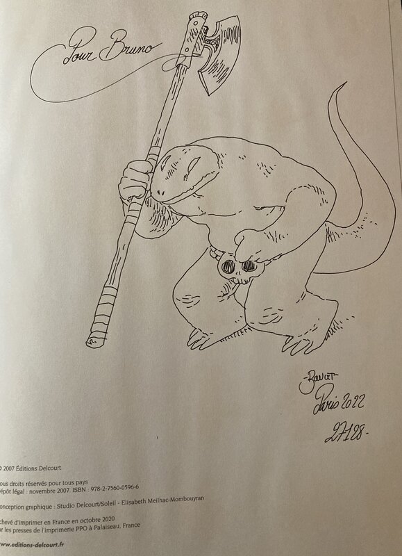 Marvin by Boulet, Lewis Trondheim, Joann Sfar - Sketch