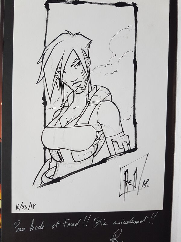 Dédicace de Redec dans Bad Ass HS Jack Goes to Hell - Sketch