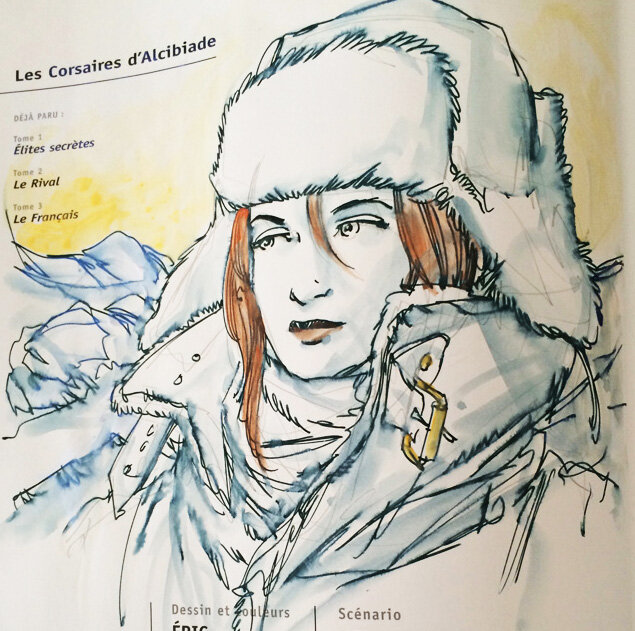 Eric Liberge, Les Corsaires d'Alcibiade (tome 3) - Sketch
