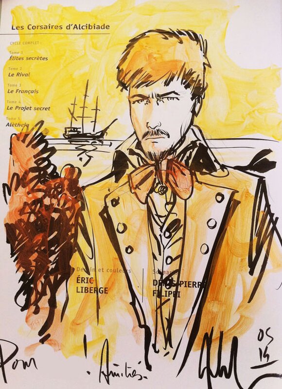 Eric Liberge, Les Corsaires d'Alcibiade (tome 5) - Sketch