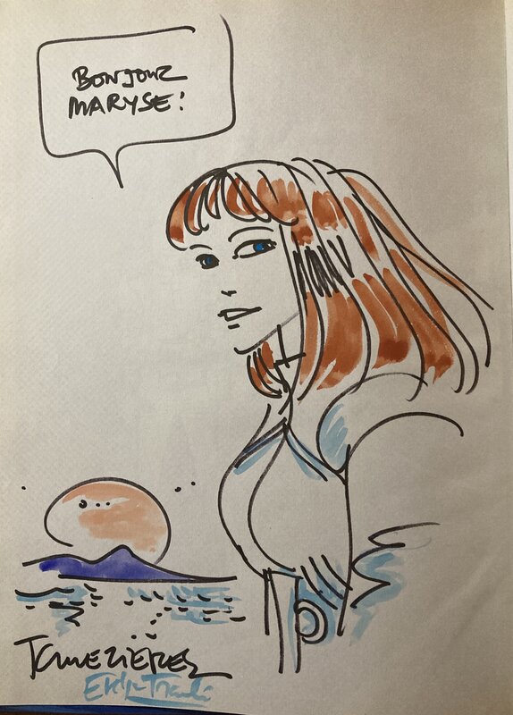 Laureline by Jean-Claude Mézières, Evelyne Tran-Lê - Sketch