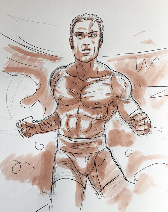 Christophe Picaud, Jean-Charles Gaudin, Lans Sirling (tome 3) - Sketch