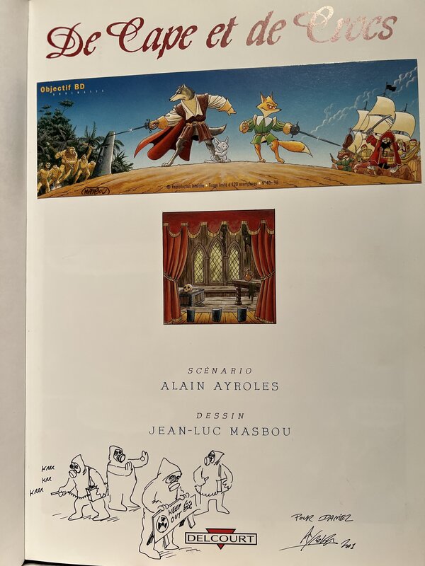 Ayroles - De Cape et de Crocs - Dédicace