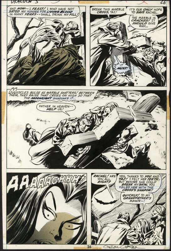 Tomb of Dracula #5 par Gene Colan, Tom Palmer - Planche originale