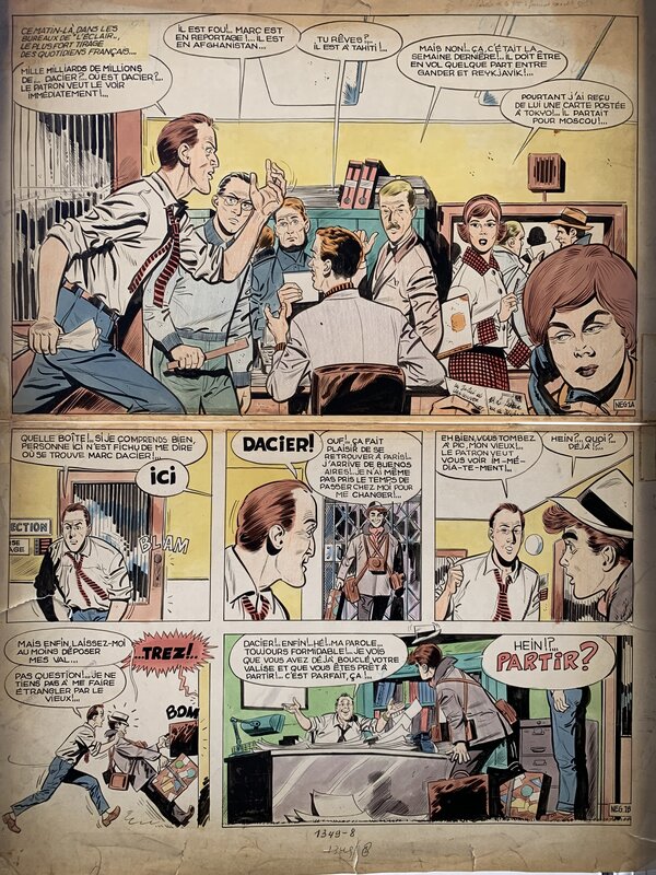 Eddy Paape, Jean-Michel Charlier, Marc Dacier : page 1 Negriers du Ciel - Comic Strip