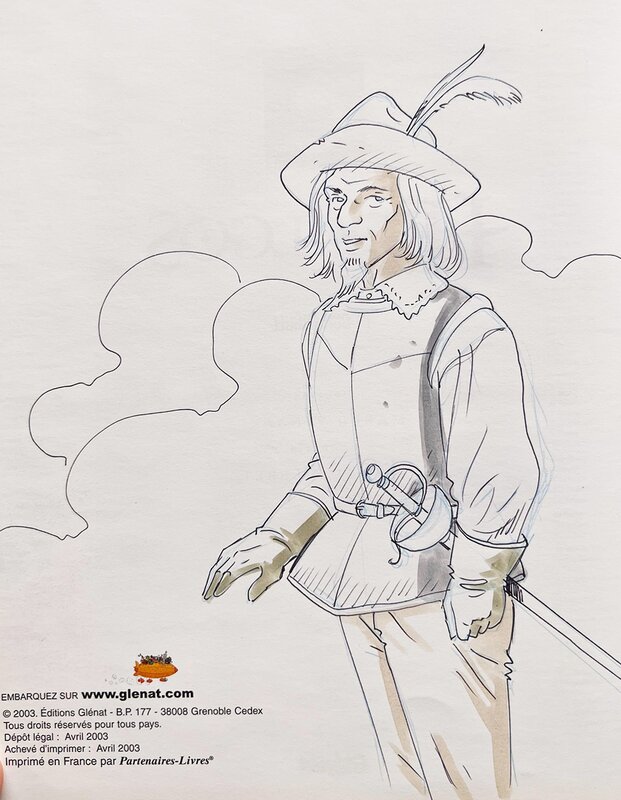 Hidalgos (tome 1) by Michel Pierret - Sketch