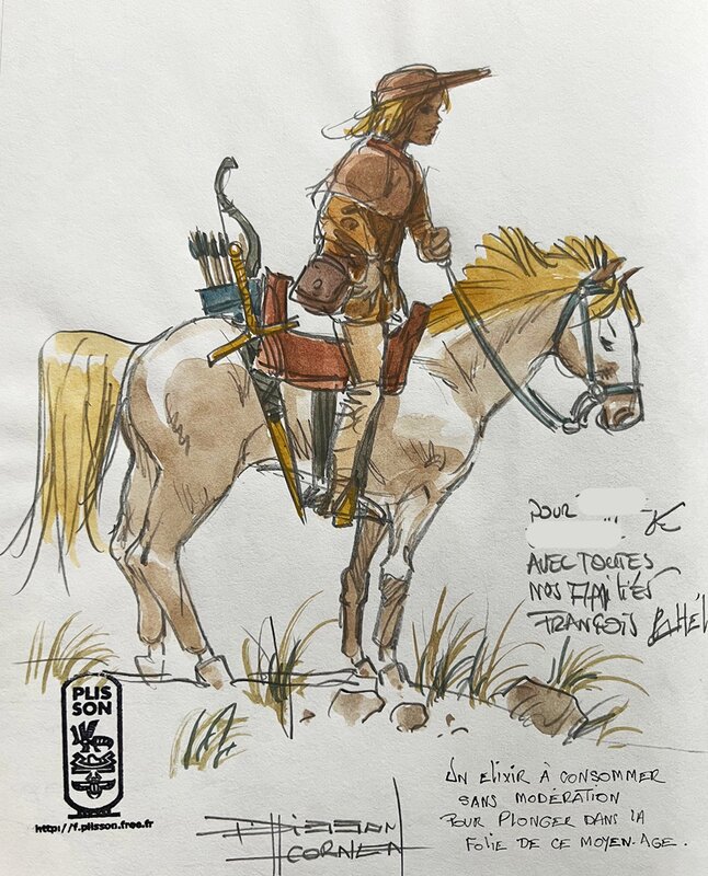 François Plisson, Hélène Cornen, Tristan le menestre (tome 4) - Sketch