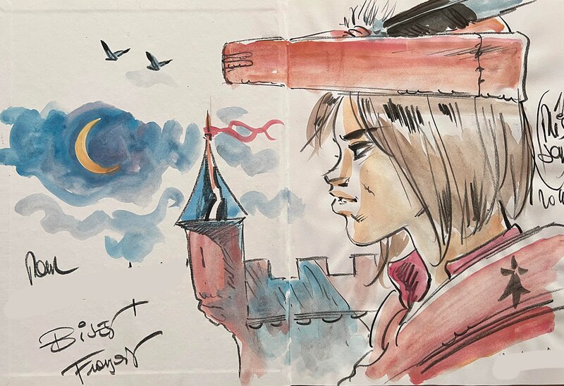 François Plisson, Tristan le menestrel (tome 1) - Sketch