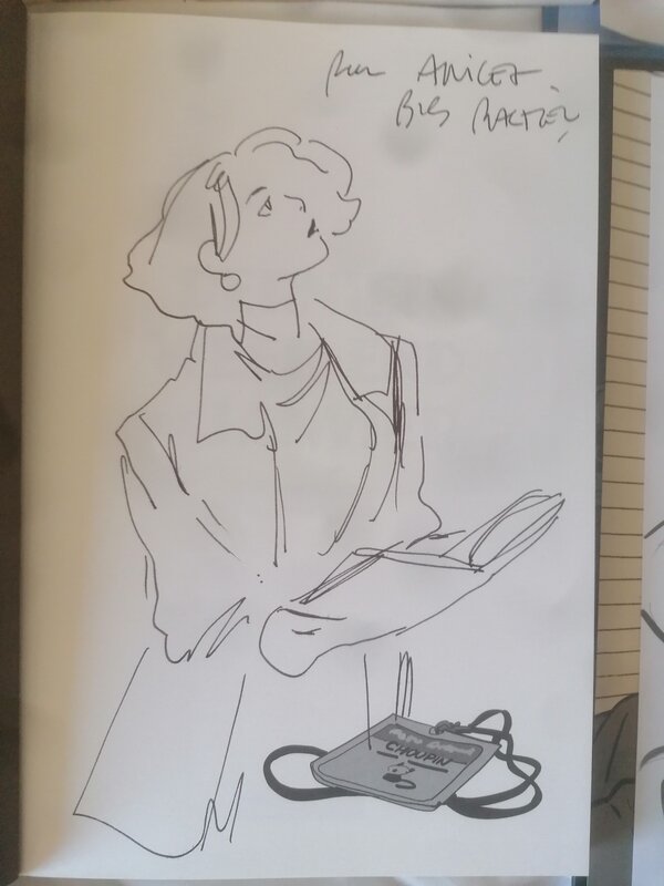 Dédicace vives by Bastien Vivès - Sketch