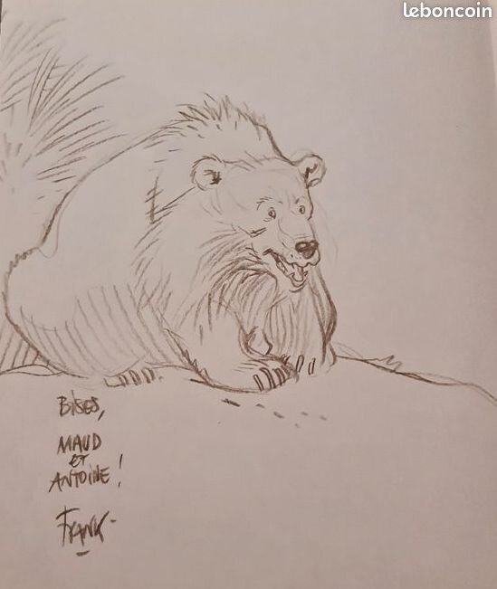 Zoo T1 by Frank Pé - Sketch