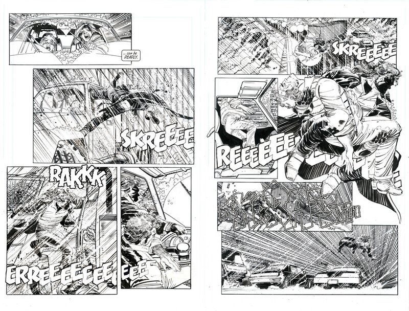 John Romita Jr., John M. DeMatteis, Spider-Man: The Lost Years, pages 2 et 3 - Planche originale