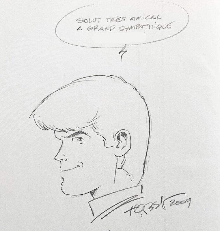 Ric Hochet par Tibet, André-Paul Duchâteau - Dédicace