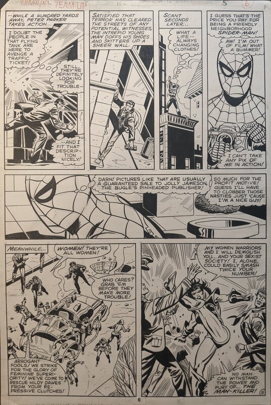 Herb Trimpe, Mike Esposito, Marvel Team-Up #107, page 5, Spider-Man and She-Hulk - Planche originale