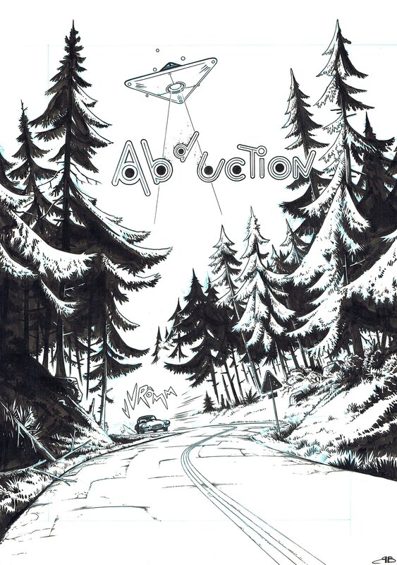 For sale - Romain Baudy, Space Connexion-Abduction-Page 1 - Comic Strip