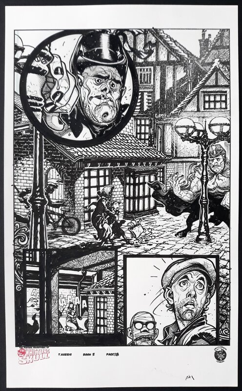 Tony Harris, B. Clay Moore, JSA Liberty Files: The Whistling Skull - Comic Strip