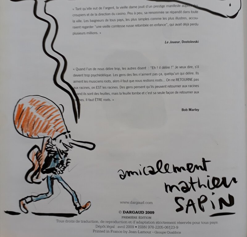 Francis Blatte by Mathieu Sapin - Sketch