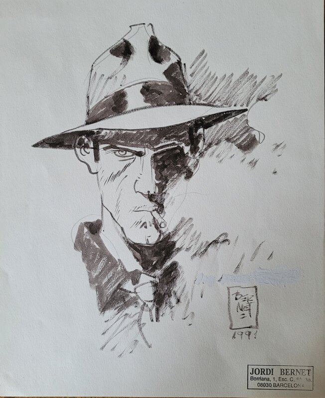 Torpedo par Jordi Bernet - Illustration originale