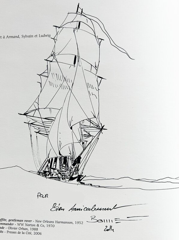 Franck Bonnet, Marc Bourgne, Les Pirates de Barataria (tome 1) - Dédicace