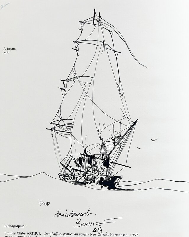 Franck Bonnet, Marc Bourgne, Les Pirates de Barataria (tome 2) - Dédicace