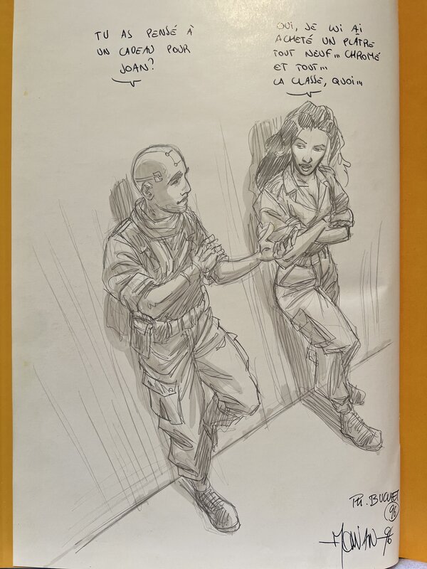 Nomad 1996 by Philippe Buchet, Jean-David Morvan - Sketch