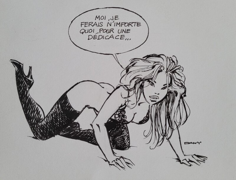 C'est PAS SERIEUX by Dany - Original Illustration