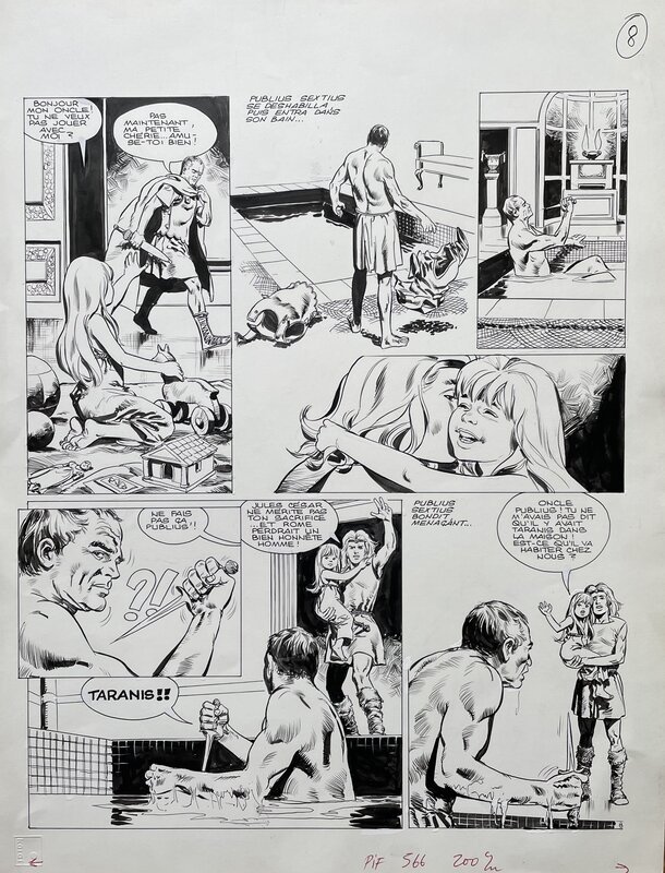 Carlo Marcello, Taranis fils de la Gaule - Comic Strip