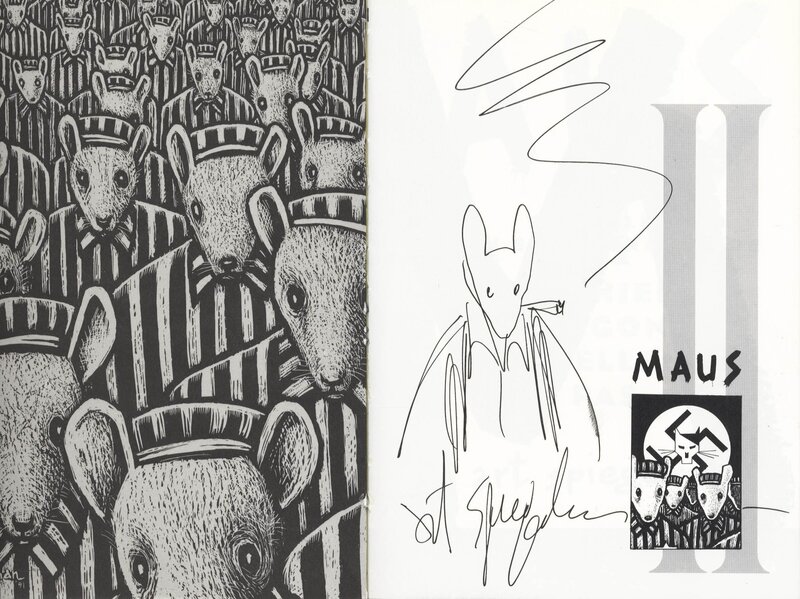 Art Spiegelman, 1994 - Maus (Convention sketch - American KV) - Dédicace