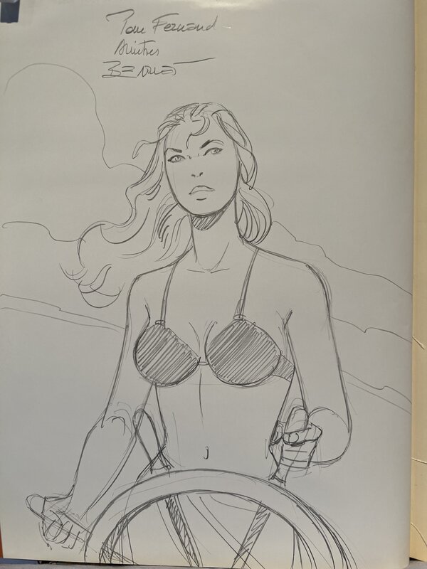 Pin-Up par Philippe Berthet - Dédicace