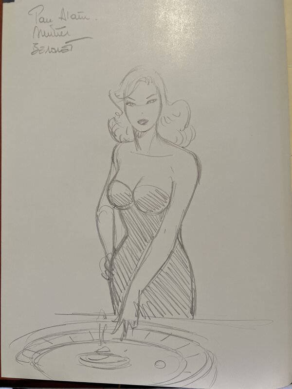 Pin-Up by Philippe Berthet - Sketch