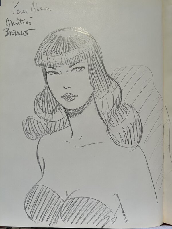 Pin-Up by Philippe Berthet - Sketch