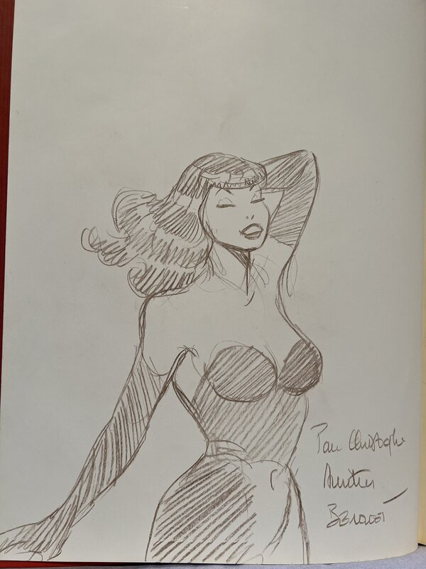 Pin-Up by Philippe Berthet - Sketch
